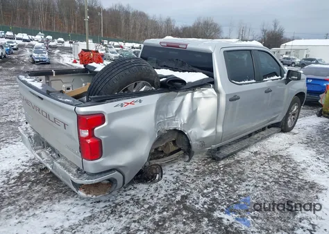 2021 Chevrolet Silverado 1500 4Wd Short Bed Custom from USA, damaged, VIN 3GCPYBEK4MG284411